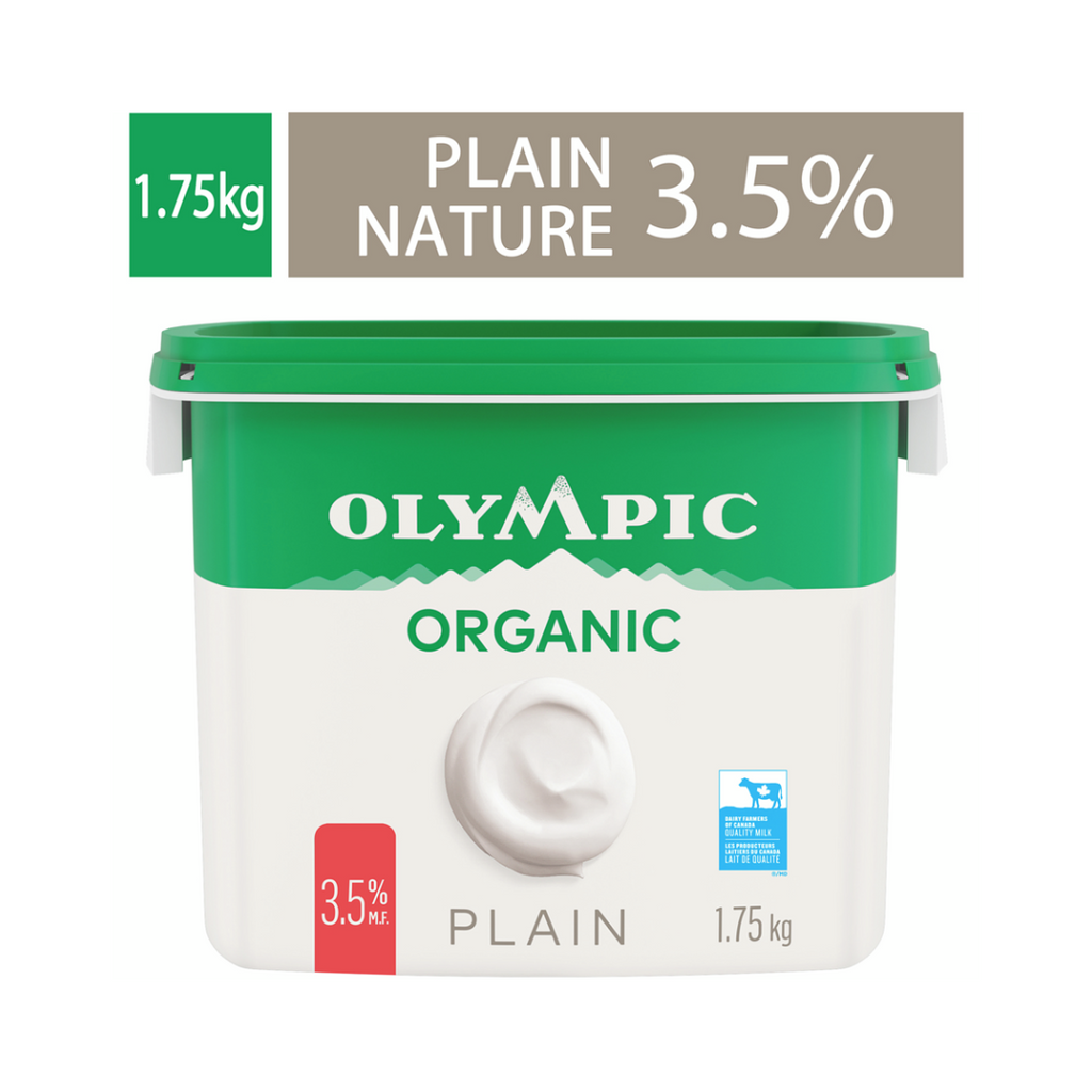 1.75kg, Olympic Organic Yogurt Plain 3.5%
