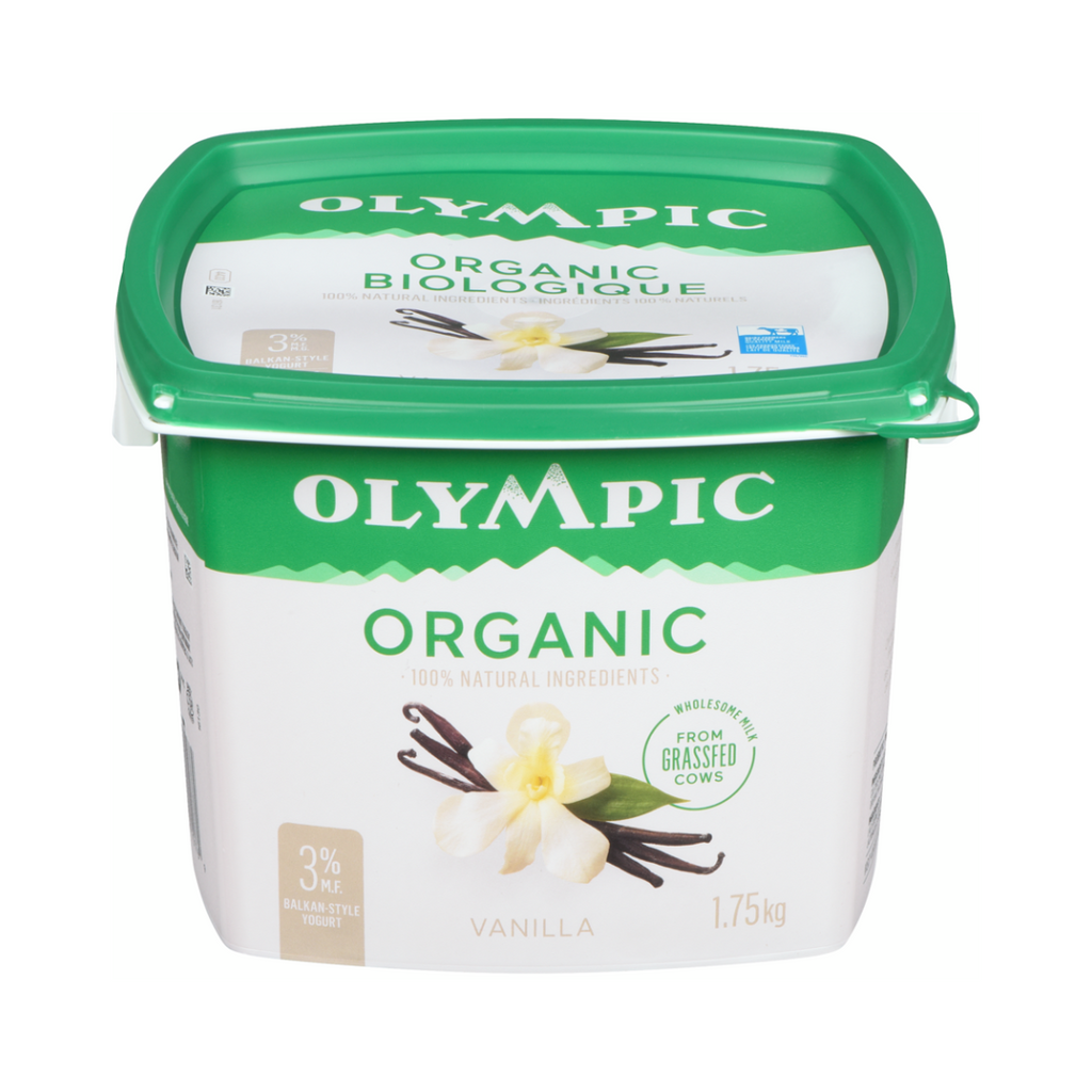 1.75kg, Olympic Organic Yogurt Vanilla 3%