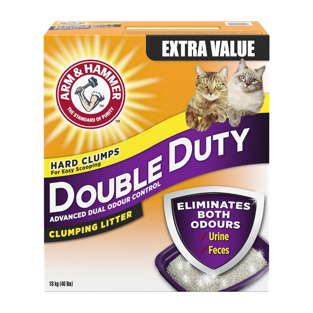 18 Kg Arm & Hammer Double Duty Clumping Cat Litter