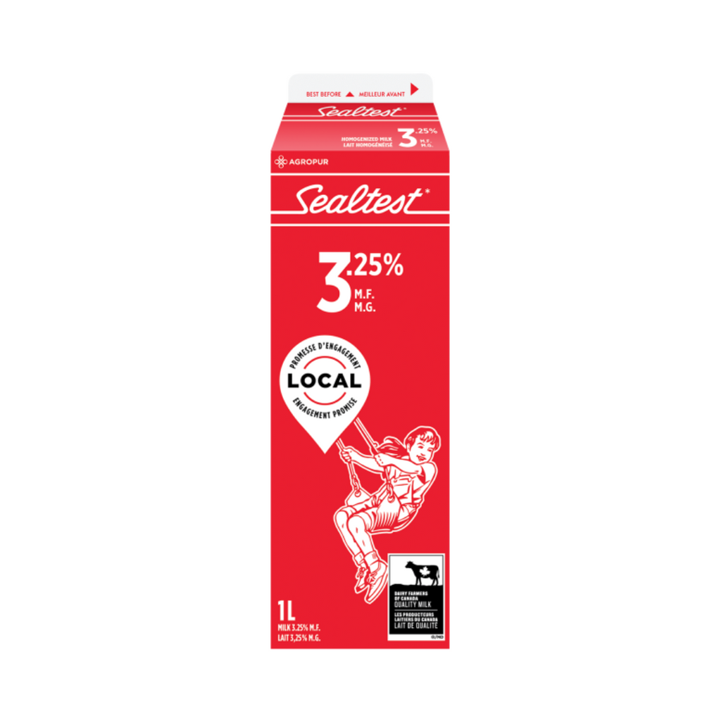 1L, Sealtest 3.25% Homogenized Milk