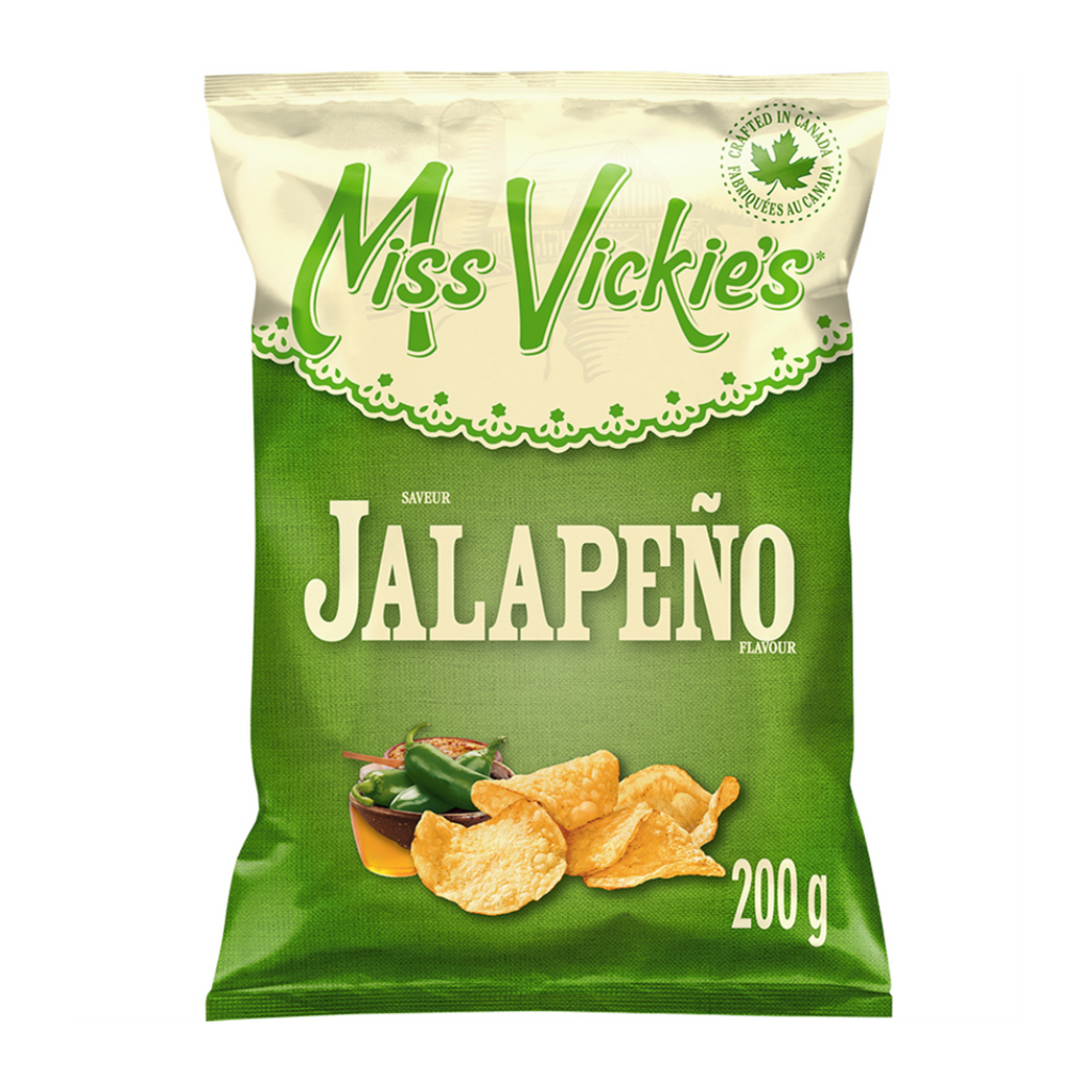 200g, Miss Vickie’s Jalapeño Kettle Cooked Potato Chips