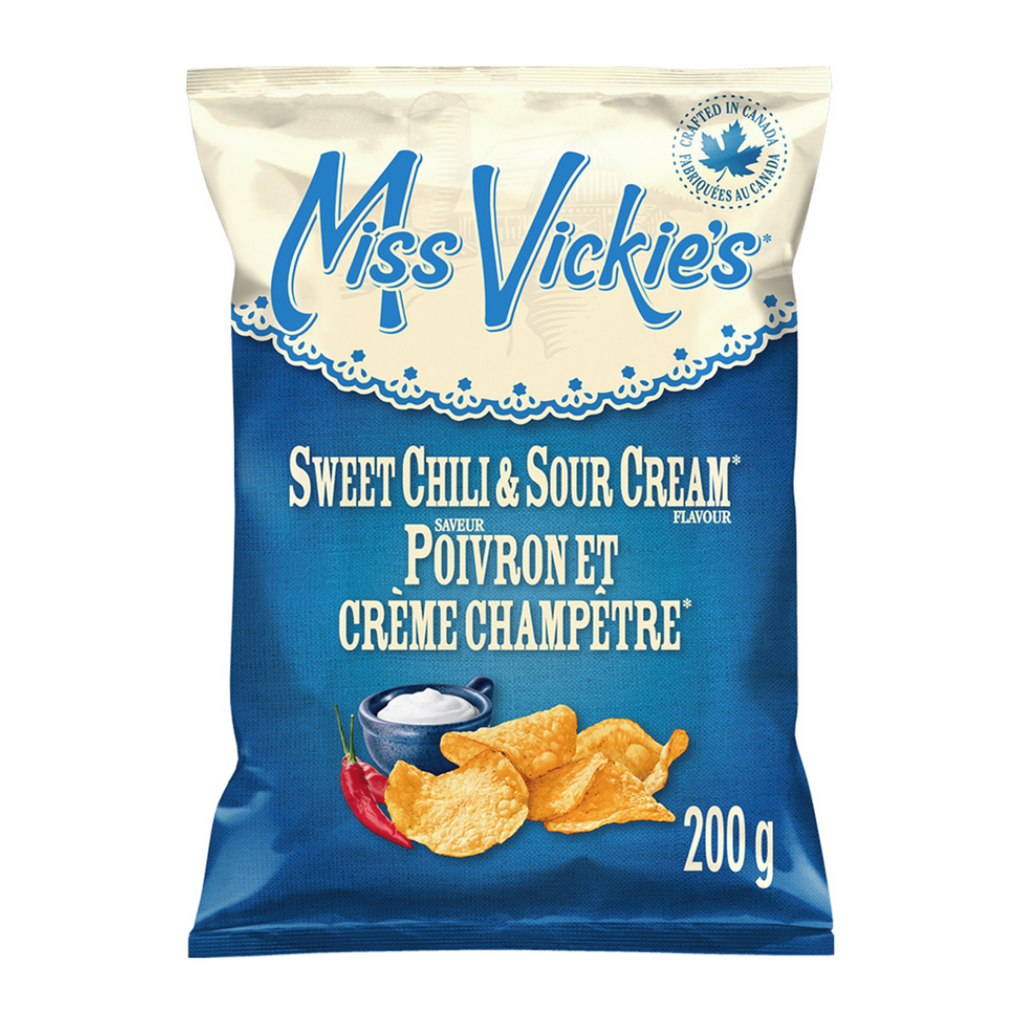 200g, Miss Vickie’s Sweet Chili & Sour Cream Kettle Cooked Potato Chips