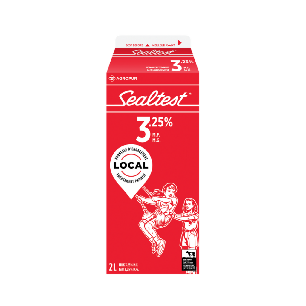 2L, Sealtest 3.25% Homogenized Milk