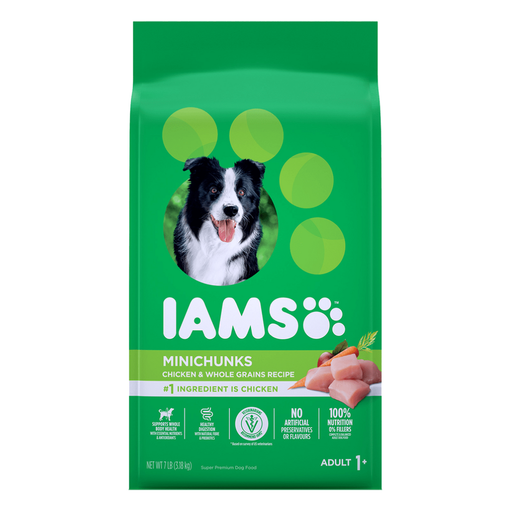 3.18 kg Iams Proactive Health Minichunks Chicken & Whole Grains Dry Dog Food