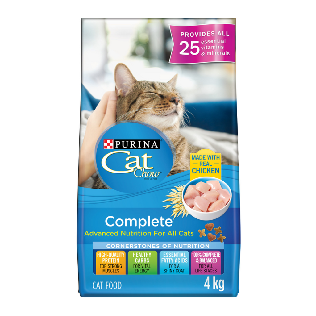 4 Kg Purina Cat Chow Complete Real Chicken Dry Cat Food