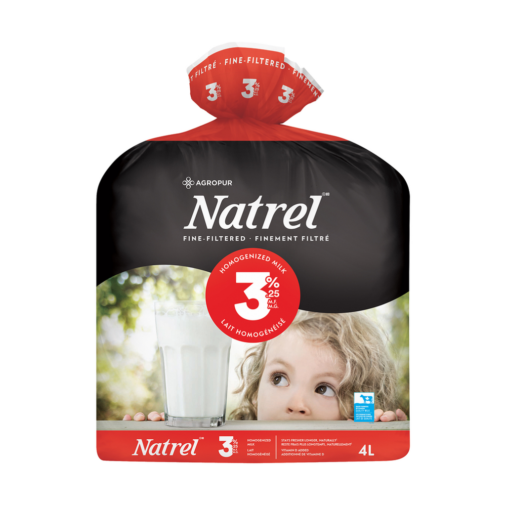 4L, Natrel 3.25% Fine-filtered Homogenized Milk