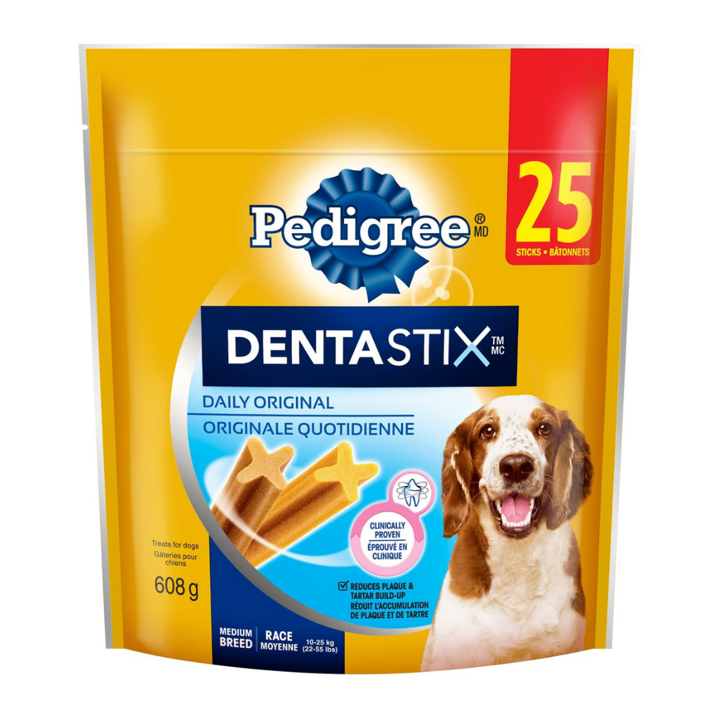 608 g Pedigree Dentastix Oral Care Original Flavour Medium Dog Treats