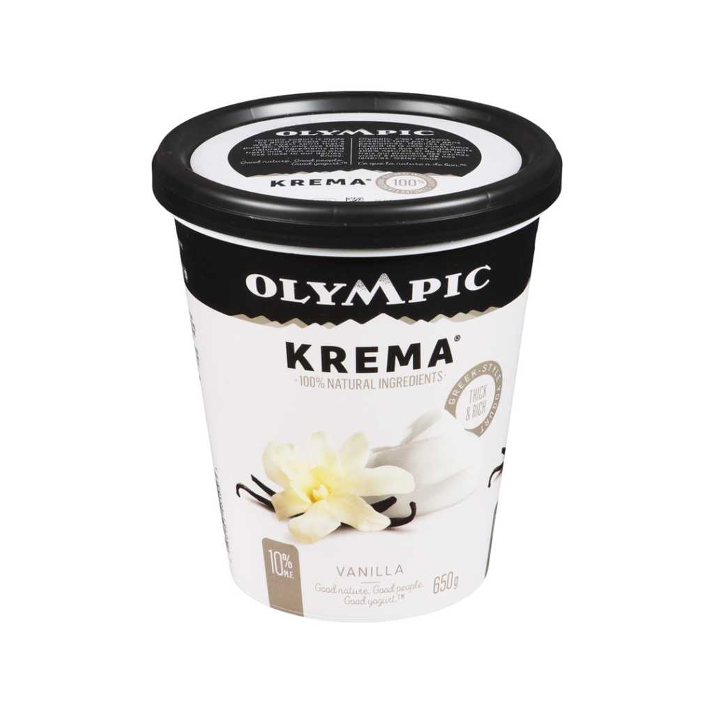 650g, Olympic Krema Yogurt Vanilla 10%