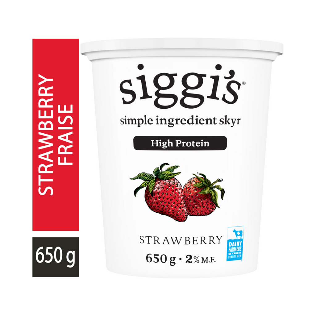 650g, Siggi's Skyr Yogurt Strawberry 2%, High Protein