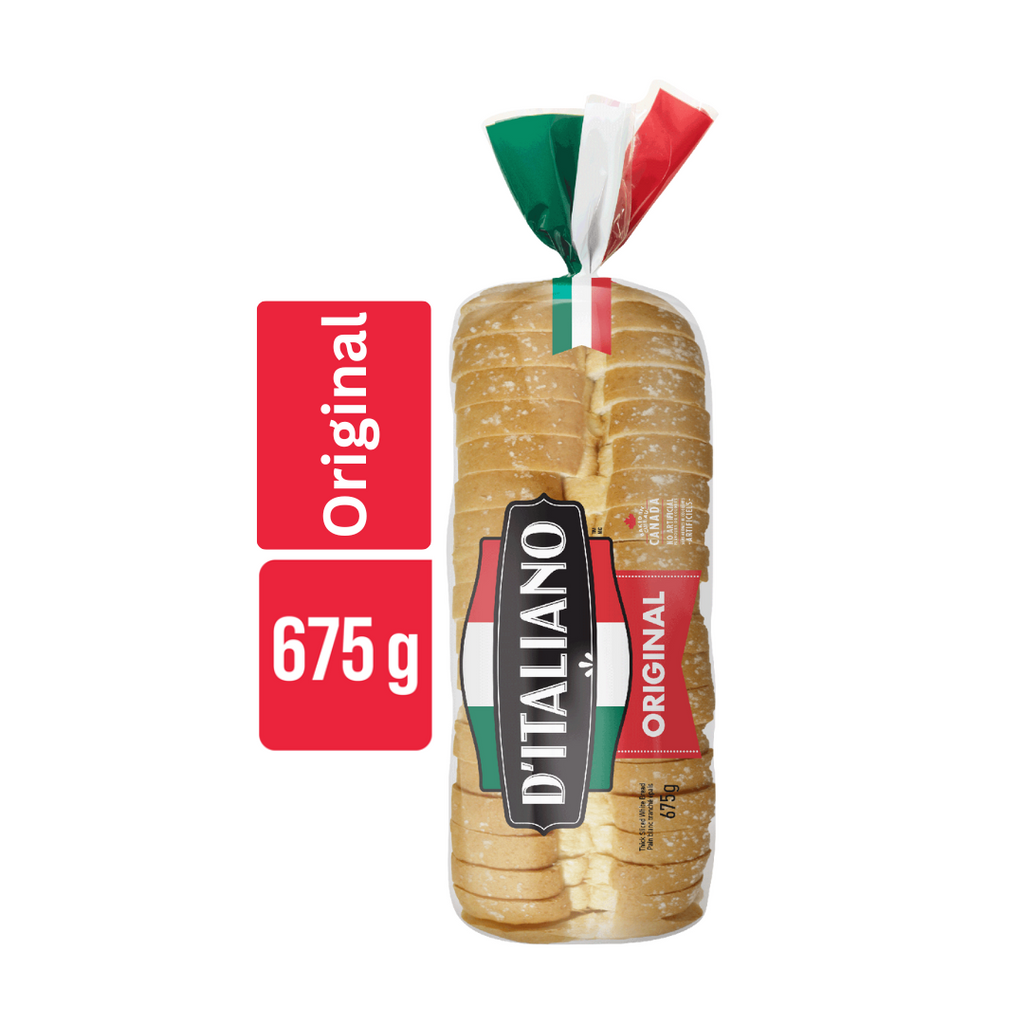 675g, D'italiano Original White Bread