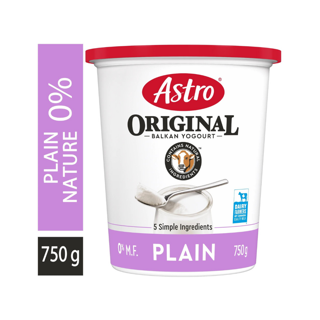 750g, Astro Original Yogurt Plain 0%
