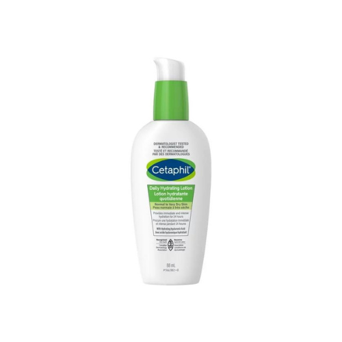 88mL, Cetaphil Daily Hydrating Lotion Made with Hyaluronic Acid 24hr Hydration For Dry and Sensitive Skin