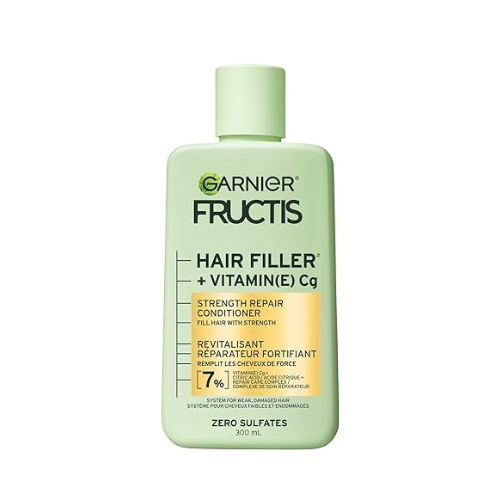 300mL, Garnier Fructis Hair Filler + Vitamin C Strength Repair Sulfate-Free Conditioner