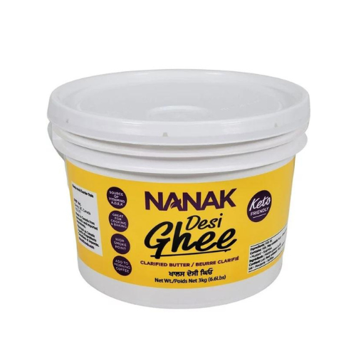 Nanak Pure Desi Ghee Clarified Butter, 3 Kg