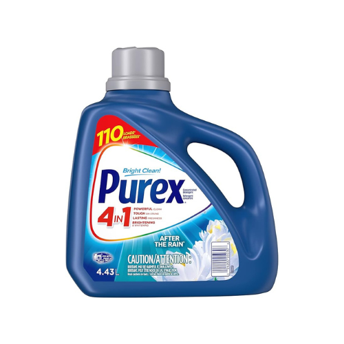 4.43L, 110 Loads, Purex 4 in 1 Liquid Laundry Concentrated Detergent