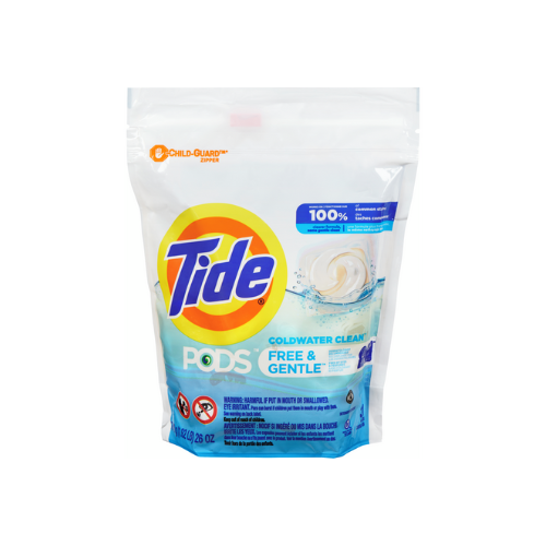 31 Loads, Tide PODS Free & Gentle Liquid Laundry Detergent
