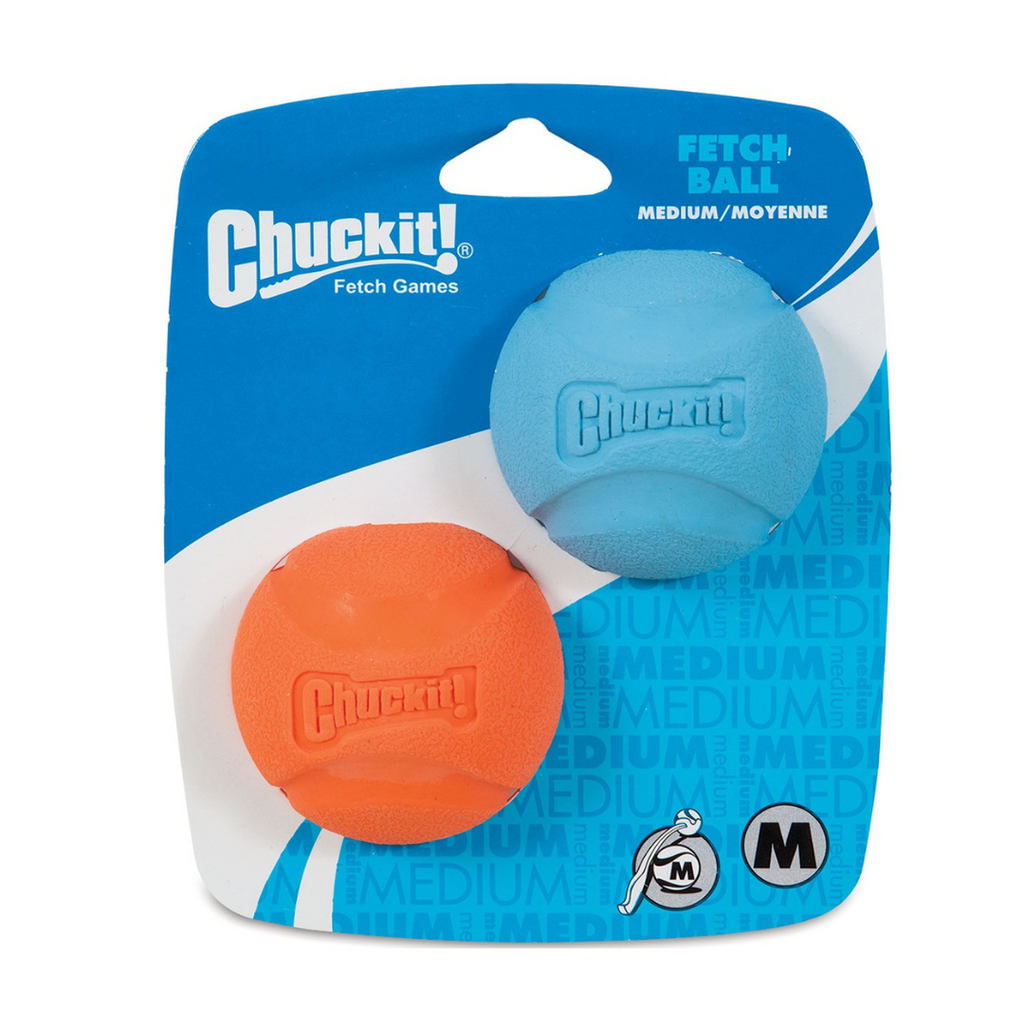 Chuckit! Medium Fetch Ball Dog Toy, 2-Pack