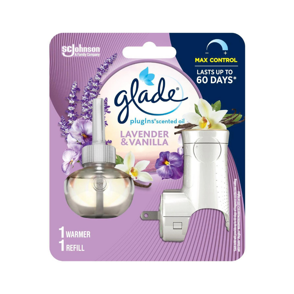Glade Lavender & Vanilla PlugIns Scented Oil Starter Kit