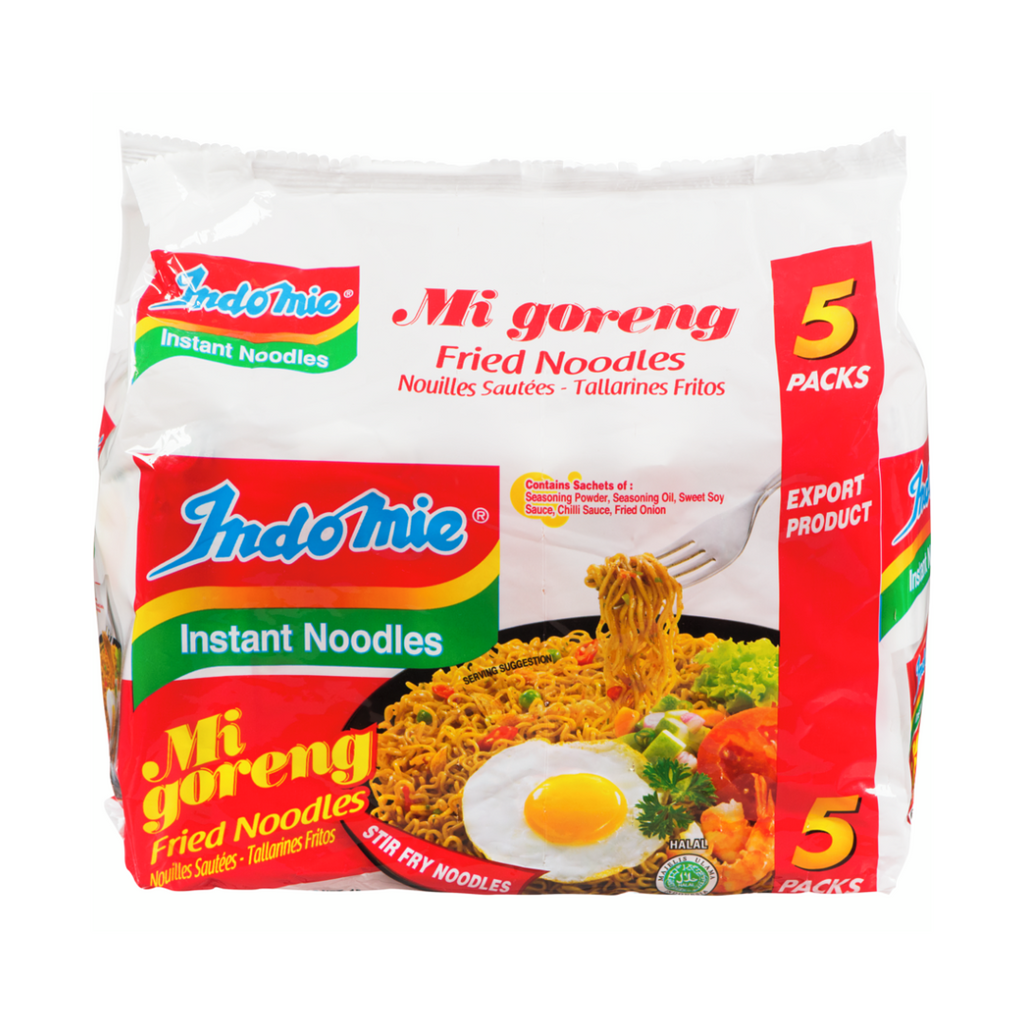 Indomie Mi Goreng Instant Fried Noodles, 5 x 85 g