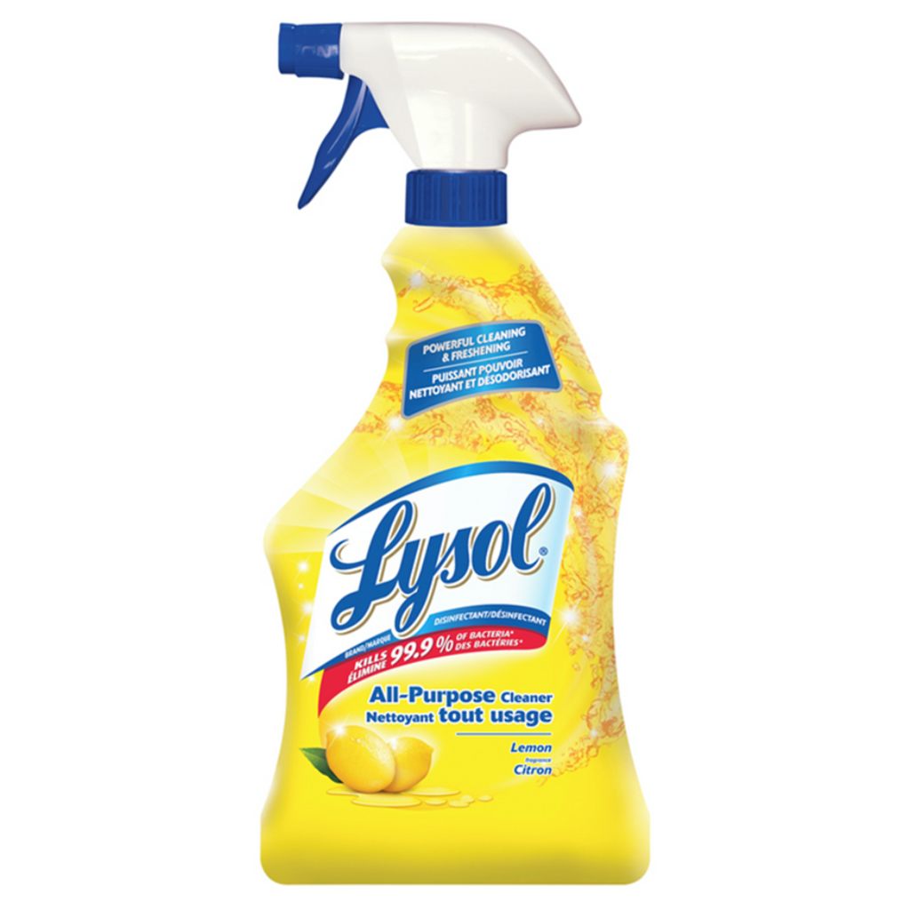 650mL, Lysol All Purpose Cleaner, Lemon