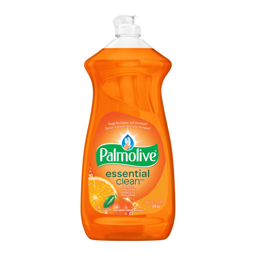 828 mL, Palmolive Essential Clean Liquid Dish Soap, Orange Tangerine