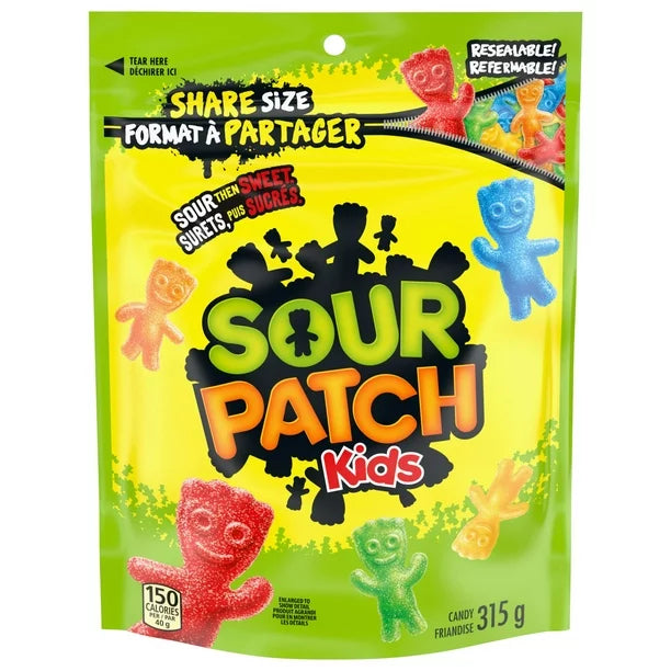 315g, Sour Patch Kids Original Candy, Gummy Candy