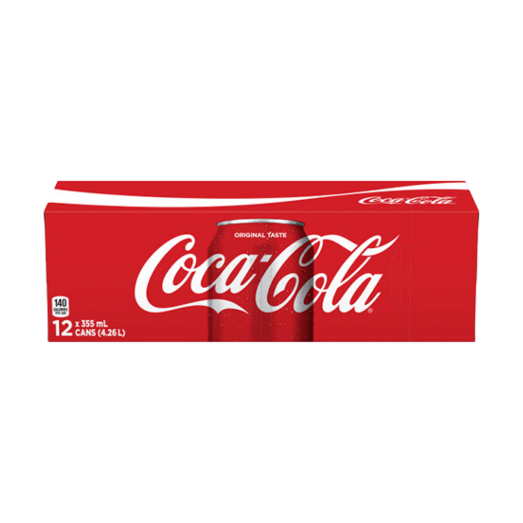 12 x 355mL, Coca-Cola Cans, 12 Pack