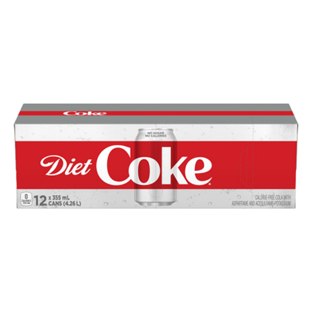 12 x 355mL, Diet Coke Can, 12 Pack