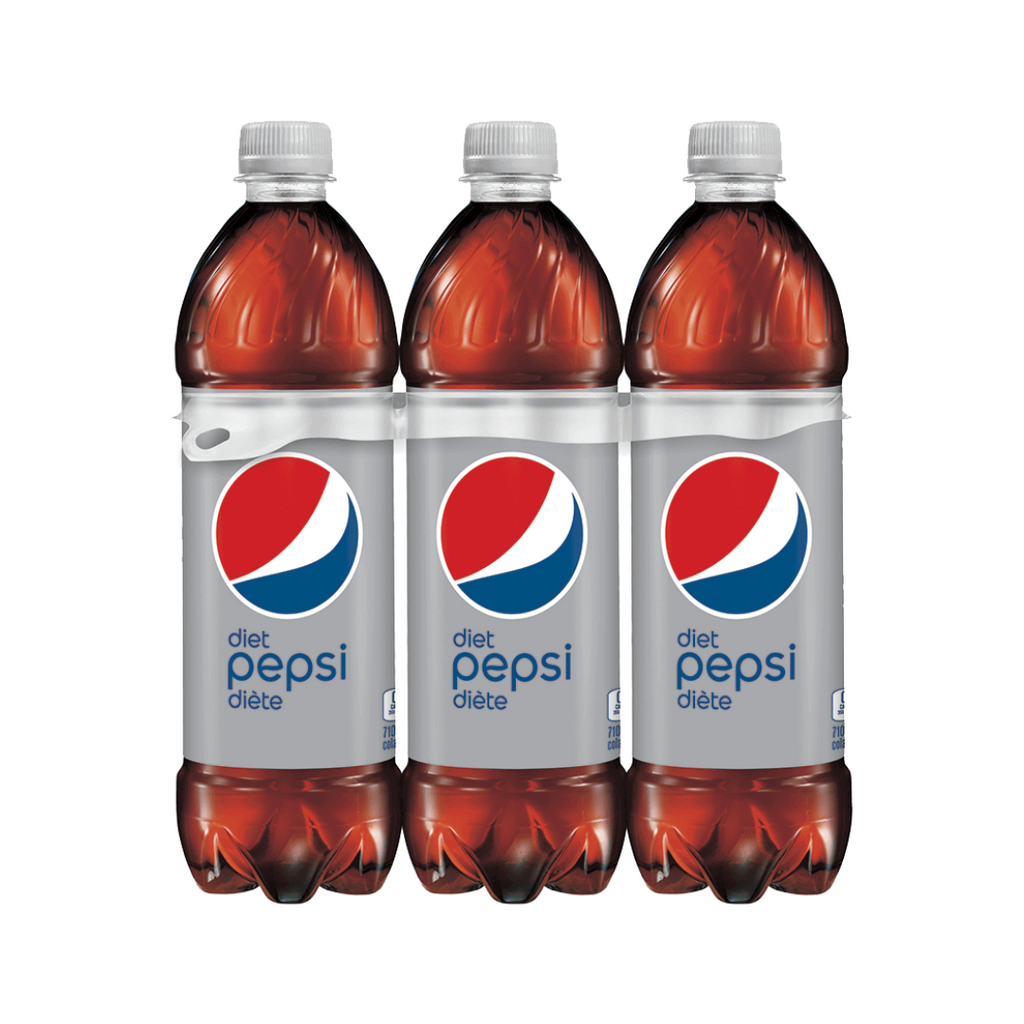 6 x 710mL, Diet Pepsi Cola Bottles, 6 Pack