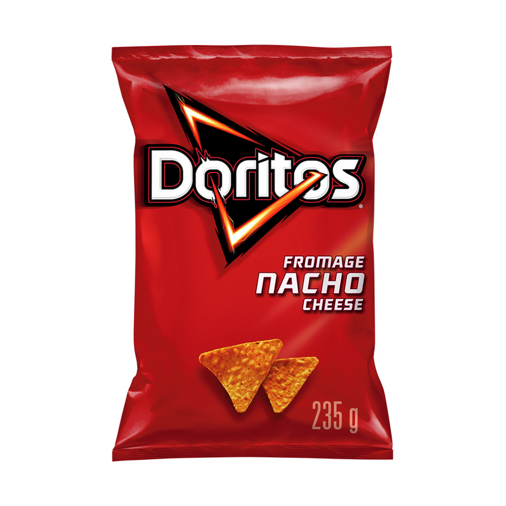 235g, Doritos Nacho Cheese Flavored Tortilla Chips