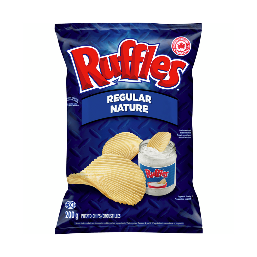 200g, Ruffles Regular Potato Chips