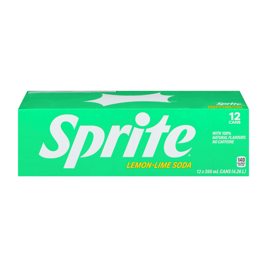 12 x 355mL, Sprite Cans, 12 Pack