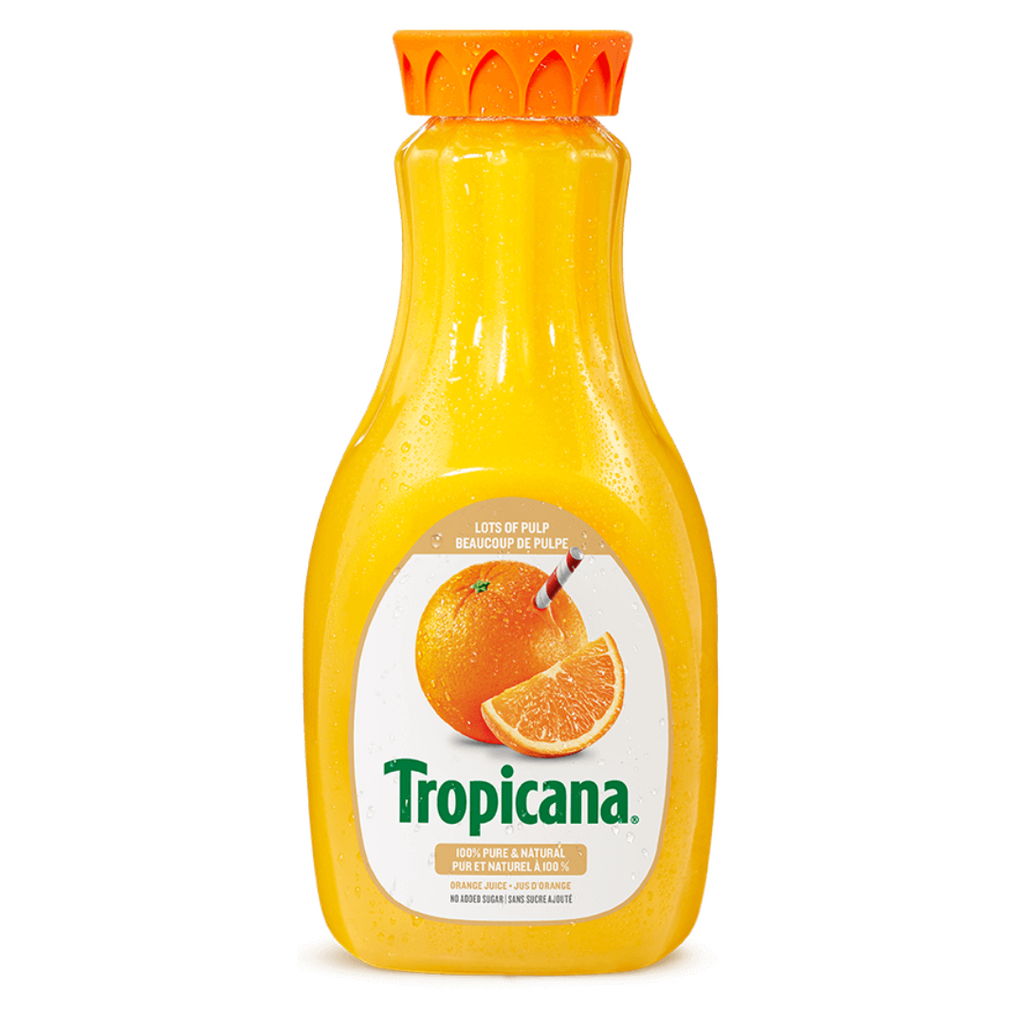 1.54L, Tropicana Orange Juice - Lots of Pulp